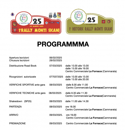 TTD Monti Sicani 2025 - Tempo Sport  &  Comunicazione